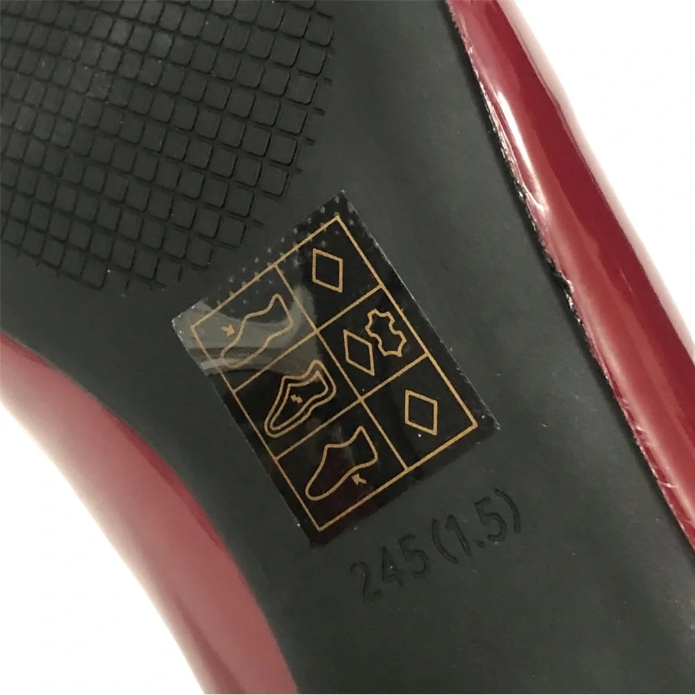 NIB C. Paravano Patent Leather Block Heel Pumps - Picture 10 of 15